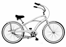 26"shimano nexus 3 speed beach cruiser bike